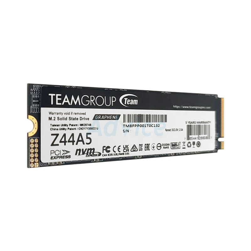 1 TB SSD M.2 PCIe 4.0 T-FORCE Z44A5 NVMe M.2 2280