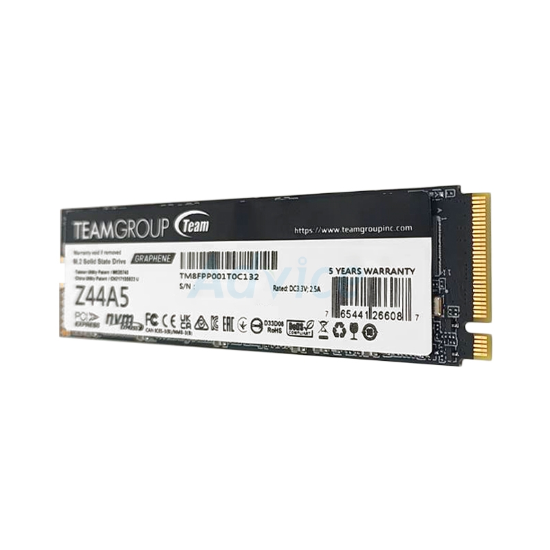 1 TB SSD M.2 PCIe 4.0 T-FORCE Z44A5 NVMe M.2 2280
