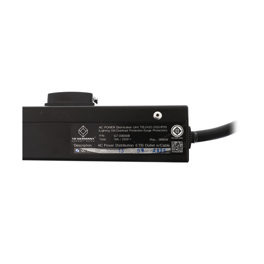 รางไฟชนิด 2 Outlet GERMANY (G7-00002B)