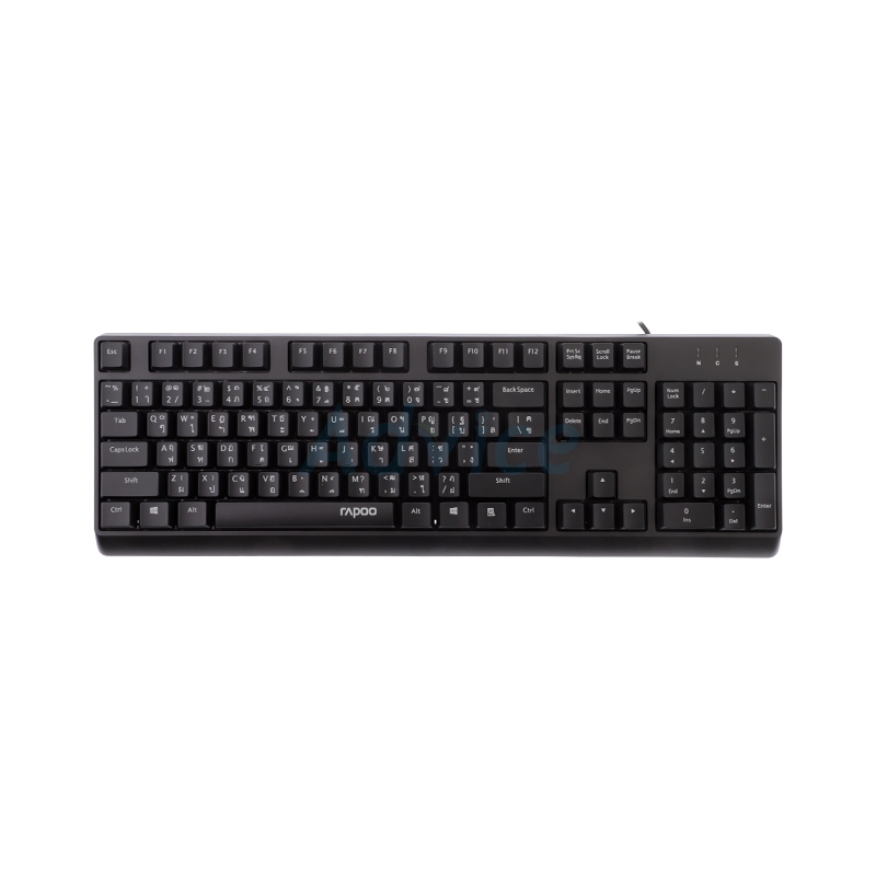 KB RAPOO NK1900 BLACK