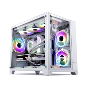 mATX CASE (NP) ITSONAS SEA VIEW ARGB TG WHITE