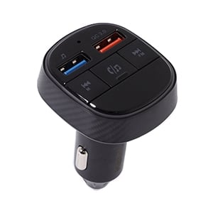 Car Charger 2USB + Bluetooth MAGIC ((12W,2.4A/BC57) Black