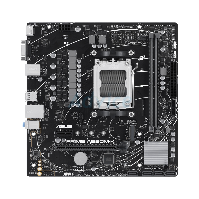 MAINBOARD (AM5) ASUS PRIME A620M-K DDR5