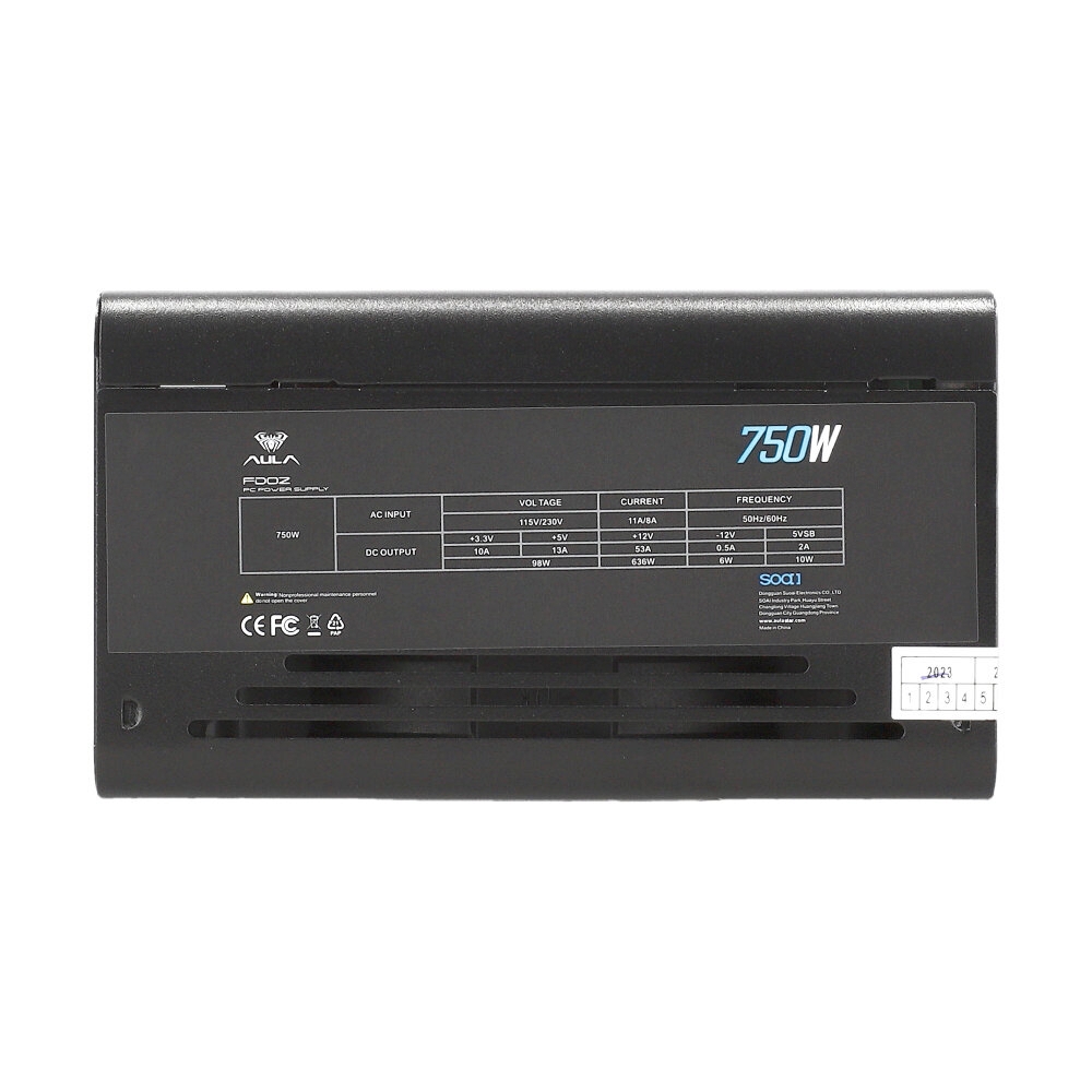 POWER SUPPLY (80+ GOLD) 750W AULA FD02750W Advice จ.ปทุมธานี สาขา