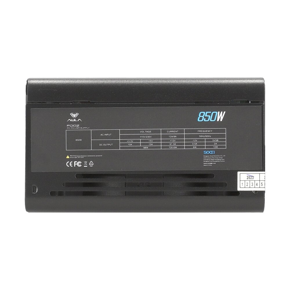 PSU (80+ GOLD) 850W. AULA FD02850W Advice จ.จันทบุรี สาขา A001 (ใกล้