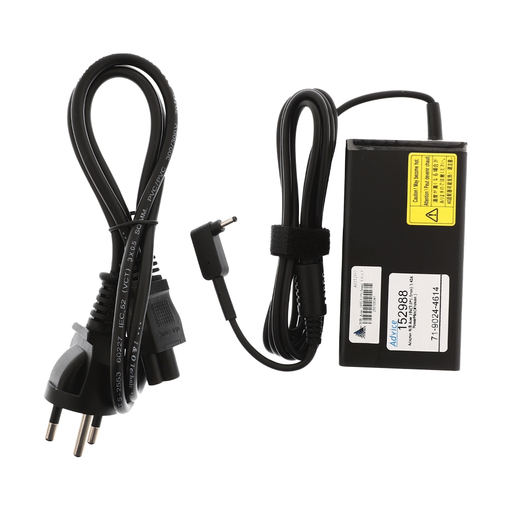 Adapter N/B Acer 19V(3.0*1.0mm) 3.42A PowerMax(สายมอก.)                         
