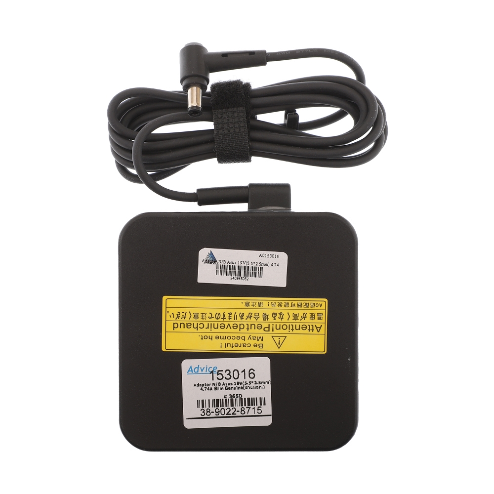 Adapter N/B ASUS (5.5*2.5mm) 19V 4.74A (90W) (Slim) GENUINE (สาย มอก.)