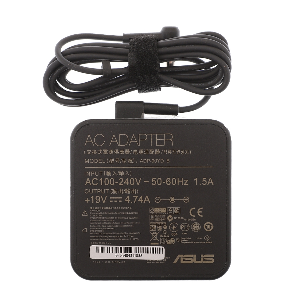 Adapter N/B ASUS (5.5*2.5mm) 19V 4.74A (90W) (Slim) GENUINE (สาย มอก.)