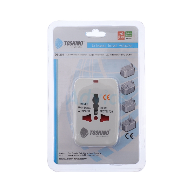 Adapter Travel 4 in 1 Toshino (DE-204)                                          