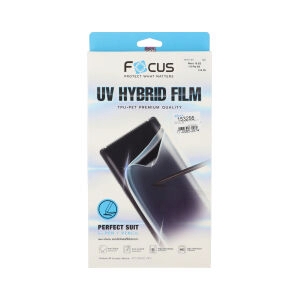 FOCUS ฟิล์มกระจกกันรอยแบบเต็มจอ UV Hybrid Smartphone OPPO Reno 10 (5G)/10 Pro (5G)
