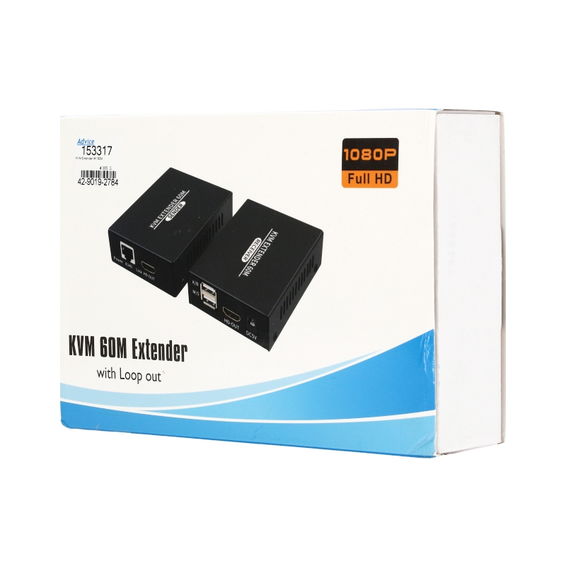 Converter HDMI KVM Extender(4K) 60M By UTP CAT5e/6