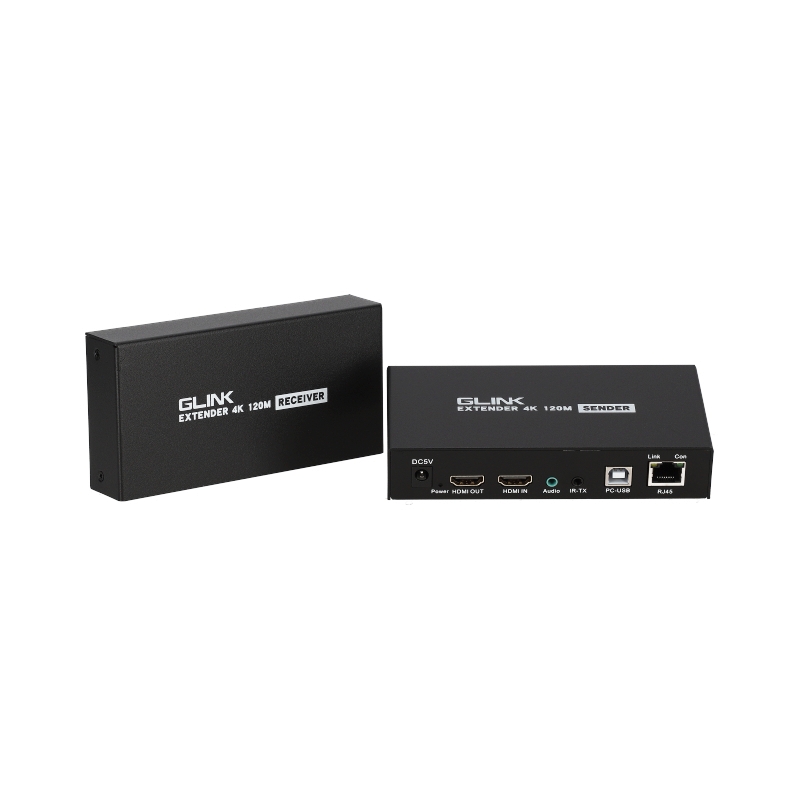 Converter HDMI KVM Extender (4K) 120M By UTP CAT5e/6 GLINK (GL-040)