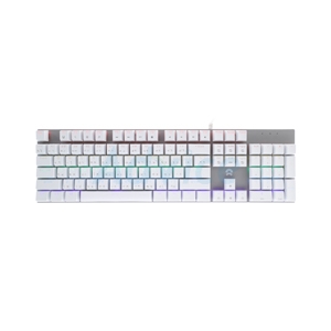 KEYBOARD OKER K428 WHITE (BLUE SWITCH คีย์บอร์ด)