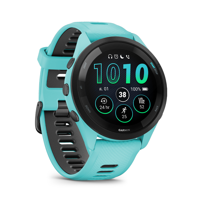 GARMIN Smart Watch FORERUNNER 265 MUSIC (AQUA)