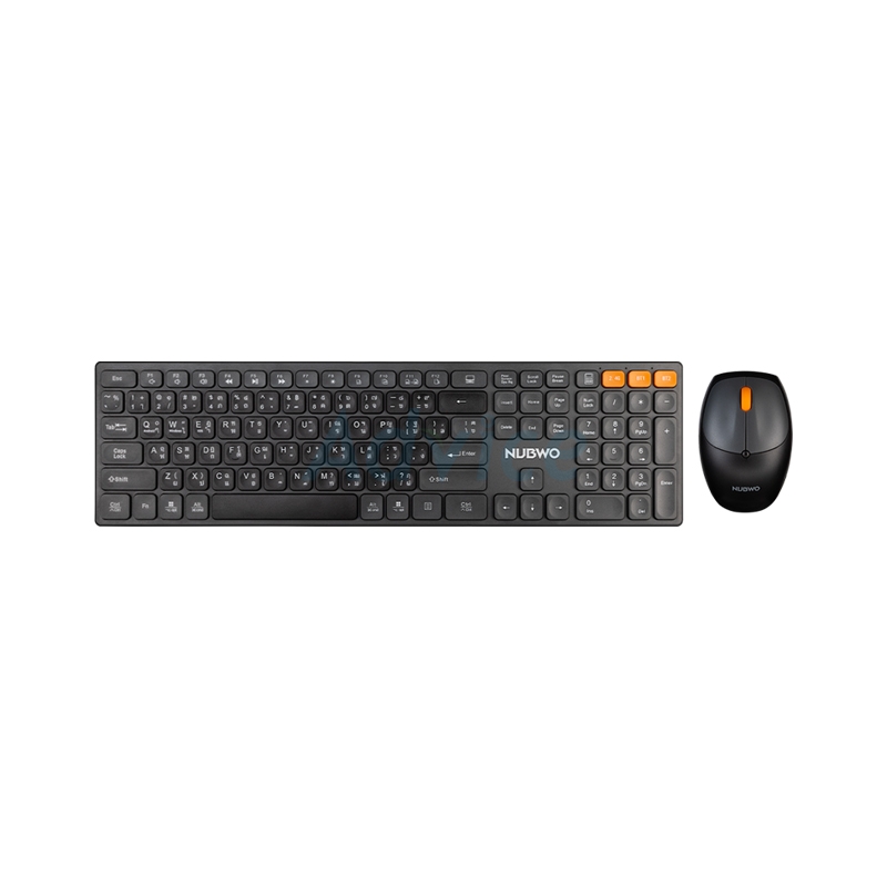 COMBO SET WIRELESS NUBWO NKM631 BLACK
