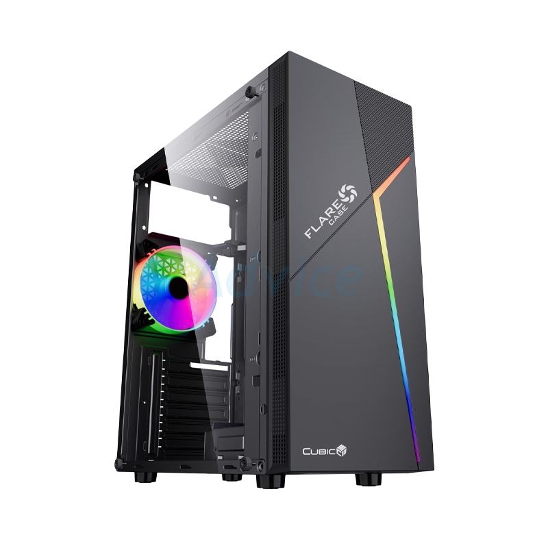 ATX (NP) CUBIC FLARE RGB (BLACK)