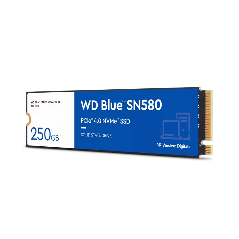 250 GB SSD M.2 PCIe 4.0 WD BLUE SN580 (WDS250G3B0E) NVMe