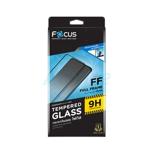 Focus ฟิล์มกระจกกันรอยแบบเต็มจอ iPhone 15 Plus Black