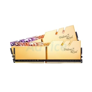 RAM DDR4(3600) 32GB (16GBX2) G.SKILL TRIDENT Z ROYAL RGB GOLD (F4-3600C18D-32GTRG)