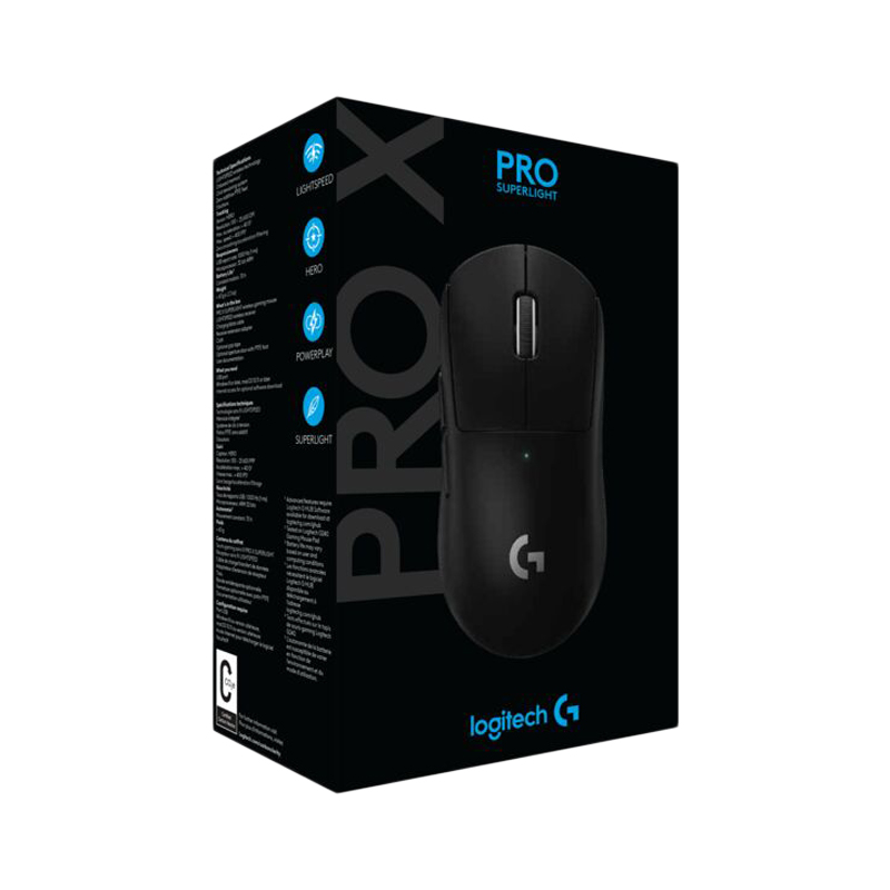 MOUSE WIRELESS LOGITECH G PRO X SUPERLIGHT 2 BLACK (เมาส์ไร้สาย)