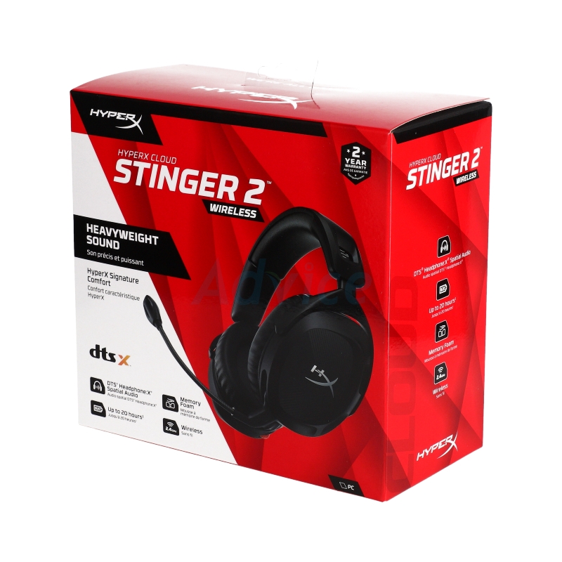 HEADSET WIRELESS HYPERX CLOUD STINGER 2 (7.1)