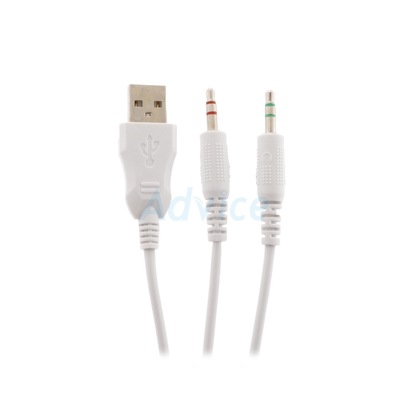 HEADSET OKER G225 GAMING WHITE (2.1)