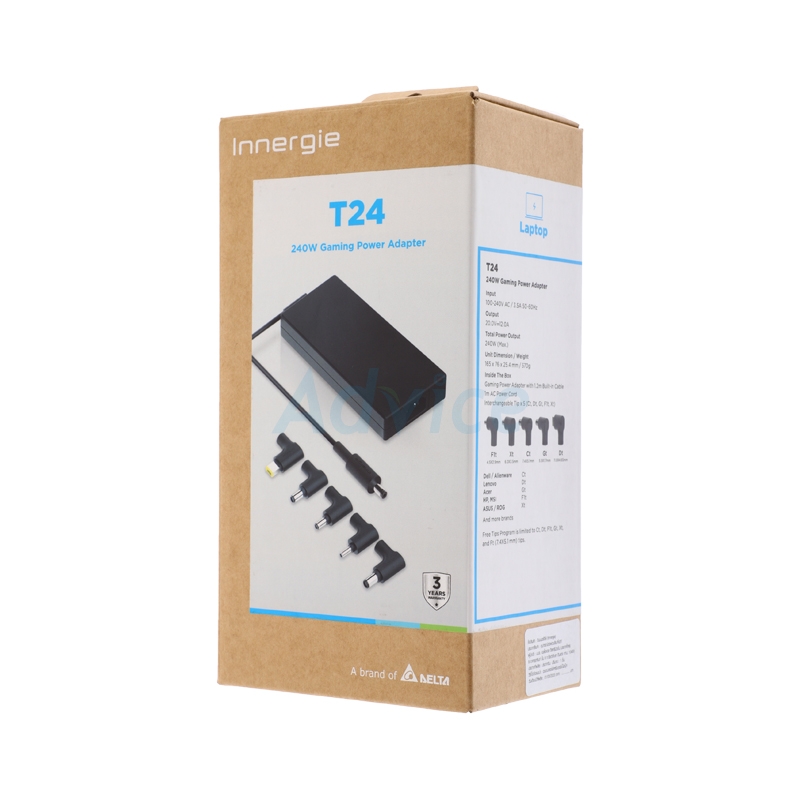 Adapter N/B Universal (5 IN 1) 240W (ING-ADP-240EBDFLA) INNERGIE