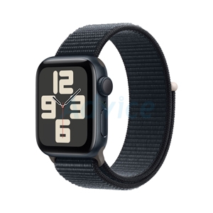 Apple Watch SE GPS 40mm Midnight Aluminium Case with Midnight Sport Loop (MRE03SA/A)