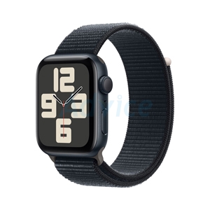 Apple Watch SE GPS 44mm Midnight Aluminium Case with Midnight Sport Loop (MREA3SA/A)