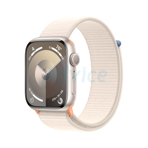 Apple Watch Series 9 GPS 45mm Starlight Aluminium Case with Starlight Sport Loop (MR983SA/A)