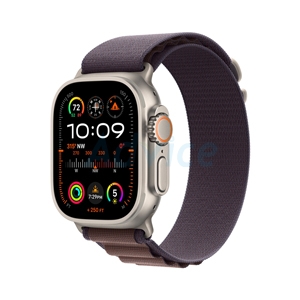 Apple Watch Ultra 2 GPS + Cellular 49mm Titanium Case with Indigo Alpine Loop - Medium (MRET3TH/A)