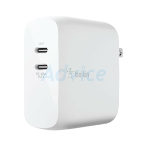 Adapter 2 Ports (Type-C) Charger BELKIN (60W,WCB010dqWHJP) White