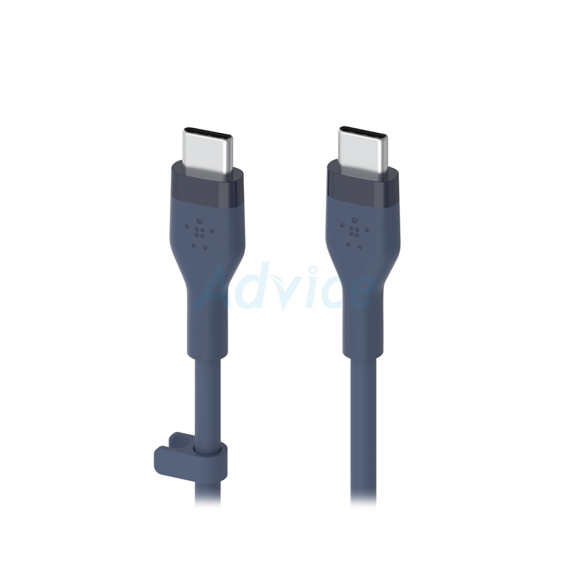 1M Cable Type-C To Type-C BELKIN (Silicone,CAB009bt1MBL) Blue