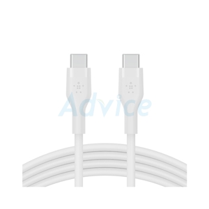 1M Cable Type-C To Type-C BELKIN (Silicone,CAB009bt1MWH) White