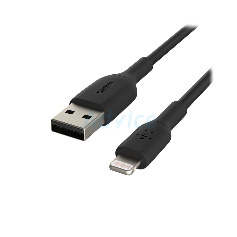 1M Cable USB To iPhone BELKIN (1M-TPE,CAA001bt1MBK) Black