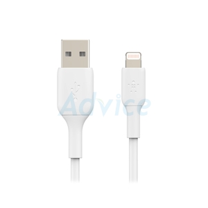 1M Cable USB To iPhone BELKIN (1M-TPE,CAA001bt1MWH) White