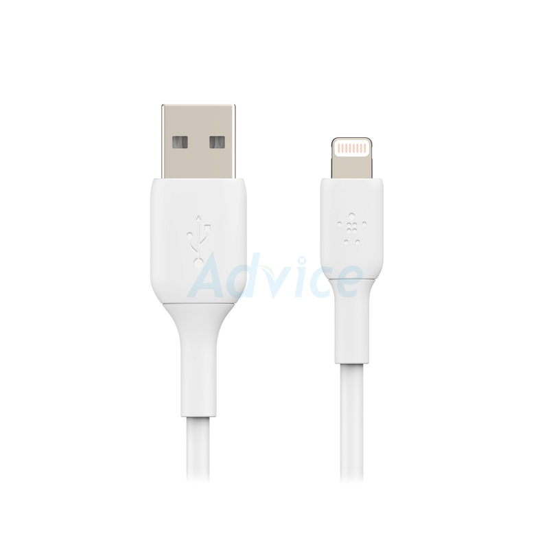 1M Cable USB To iPhone BELKIN (1M-TPE,CAA001bt1MWH) White