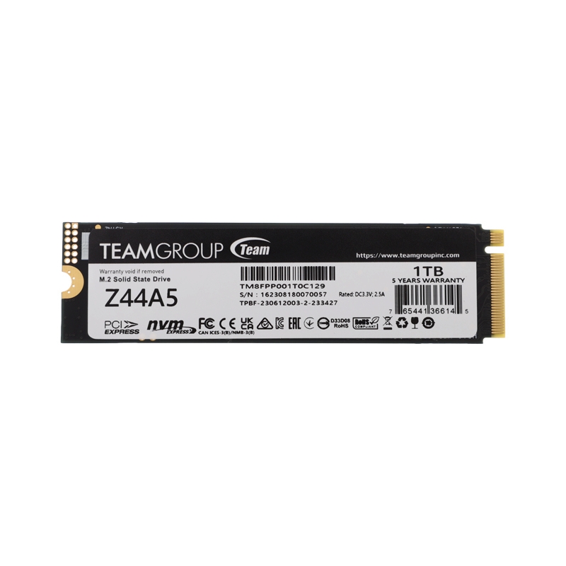 SSD M.2 PCIe (4.0) 1.TB (5Y) T-FORCE Z44A5 (TM8FPP001T0C129