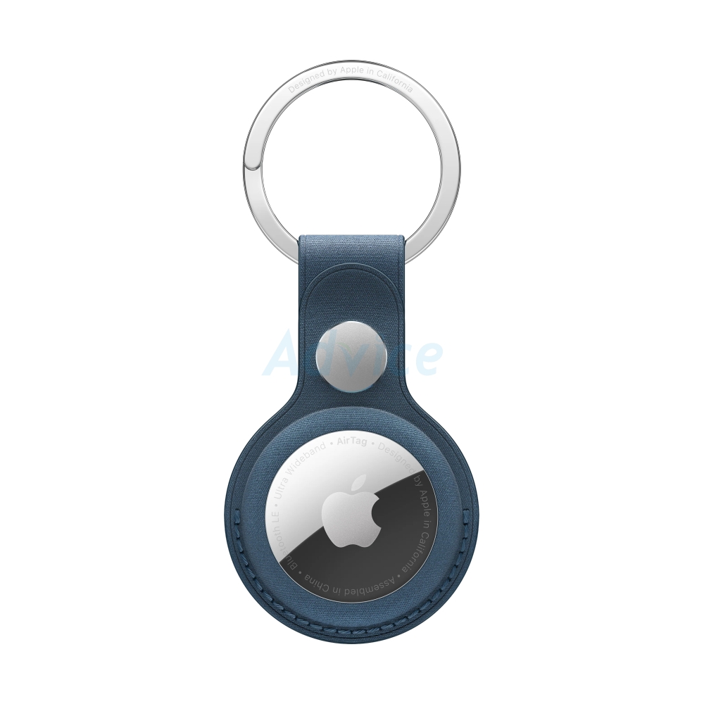 AirTag FineWoven Key Ring - Pacific Blue (MT2K3FE/A)