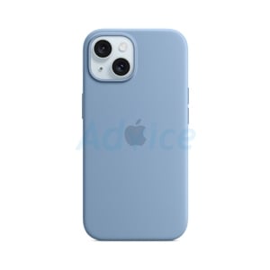 iPhone 15 Silicone Case with MagSafe - Winter Blue (MT0Y3FE/A)