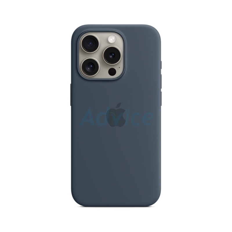iPhone 15 Pro Silicone Case with MagSafe - Storm Blue (MT1D3FE/A)