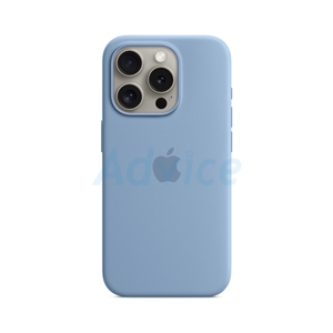 iPhone 15 Pro Silicone Case with MagSafe - Winter Blue (MT1L3FE/A)