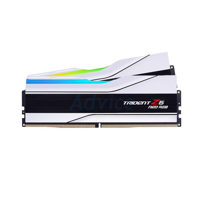 RAM DDR5(6400) 48GB (24GBX2) G.SKILL TRIDENT Z5 NEO WHITE RGB (F5-6400J3239F24GX2-TZ5NRW)