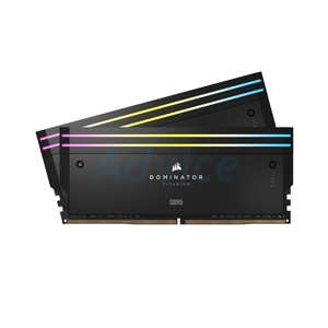 RAM DDR5(6400) 32GB (16GBX2) CORSAIR DOMINATOR TITANIUM RGB BLACK (CMP32GX5M2B6400C32)