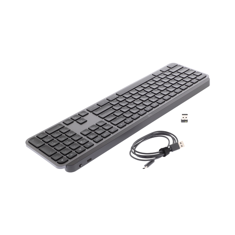 KEYBOARD WIRELESS LOGITECH MX KEYS S GRAPHITE (BLUETOOTH)