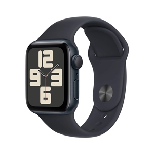 Apple Watch SE GPS 40mm Midnight Aluminium Case with Midnight Sport Band - S/M (MR9X3SA/A)