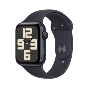 Apple Watch SE GPS 44mm Midnight Aluminium Case with Midnight Sport Band - S/M (MRE73SA/A)