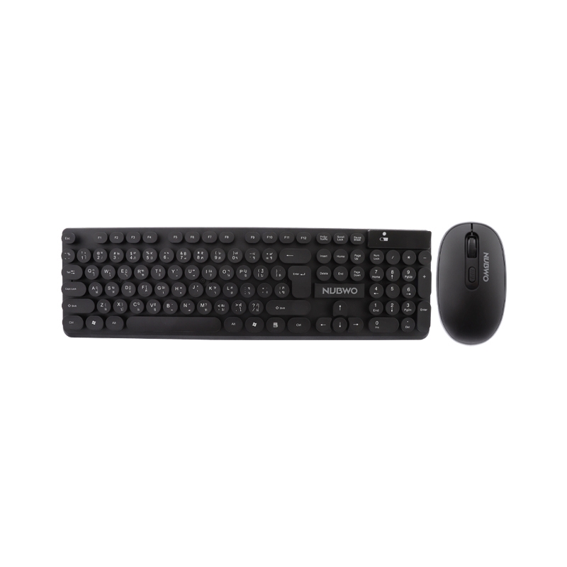 COMBO SET WIRELESS NUBWO NKM636 BLACK