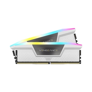 RAM DDR5(5600) 32GB (16GBX2) CORSAIR VENGEANCE RGB WHITE (CMH32GX5M2B5600C40W)