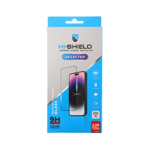 ฟิล์ม iPhone 15 Plus HI-SHIELD กระจกแบบใสเต็มจอขอบดำ